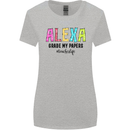 Teaching Grade My Papers Funny Teacher Womens Wider Cut T-Shirt Sports Grey