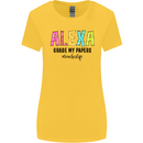 Teaching Grade My Papers Funny Teacher Womens Wider Cut T-Shirt Yellow