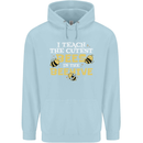 Teaching I Teach the Cutest Bees Teacher Childrens Kids Hoodie Light Blue