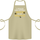 Teaching I Teach the Cutest Bees Teacher Cotton Apron 100% Organic Khaki