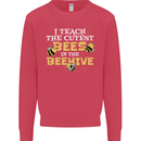 Teaching I Teach the Cutest Bees Teacher Kids Sweatshirt Jumper Heliconia