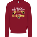 Teaching I Teach the Cutest Bees Teacher Kids Sweatshirt Jumper Red