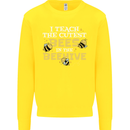 Teaching I Teach the Cutest Bees Teacher Kids Sweatshirt Jumper Yellow