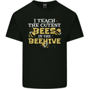 Teaching I Teach the Cutest Bees Teacher Kids T-Shirt Childrens Black