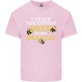 Teaching I Teach the Cutest Bees Teacher Kids T-Shirt Childrens Light Pink