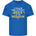 Teaching I Teach the Cutest Bees Teacher Kids T-Shirt Childrens Royal Blue