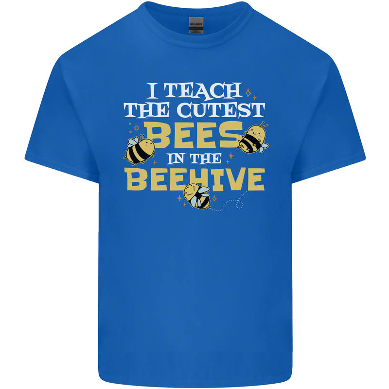 Teaching I Teach the Cutest Bees Teacher Kids T-Shirt Childrens Royal Blue