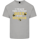 Teaching I Teach the Cutest Bees Teacher Kids T-Shirt Childrens Sports Grey
