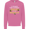 Teaching I Teach the Cutest Bees Teacher Mens Sweatshirt Jumper Azalea