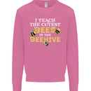 Teaching I Teach the Cutest Bees Teacher Mens Sweatshirt Jumper Azalea