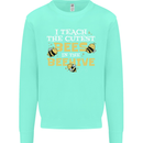 Teaching I Teach the Cutest Bees Teacher Mens Sweatshirt Jumper Peppermint
