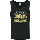 Teaching I Teach the Cutest Bees Teacher Mens Vest Tank Top Black