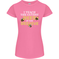 Teaching I Teach the Cutest Bees Teacher Womens Petite Cut T-Shirt Azalea