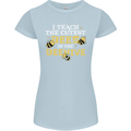 Teaching I Teach the Cutest Bees Teacher Womens Petite Cut T-Shirt Light Blue