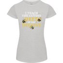 Teaching I Teach the Cutest Bees Teacher Womens Petite Cut T-Shirt Sports Grey