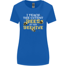 Teaching I Teach the Cutest Bees Teacher Womens Wider Cut T-Shirt Royal Blue