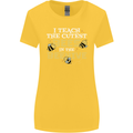 Teaching I Teach the Cutest Bees Teacher Womens Wider Cut T-Shirt Yellow