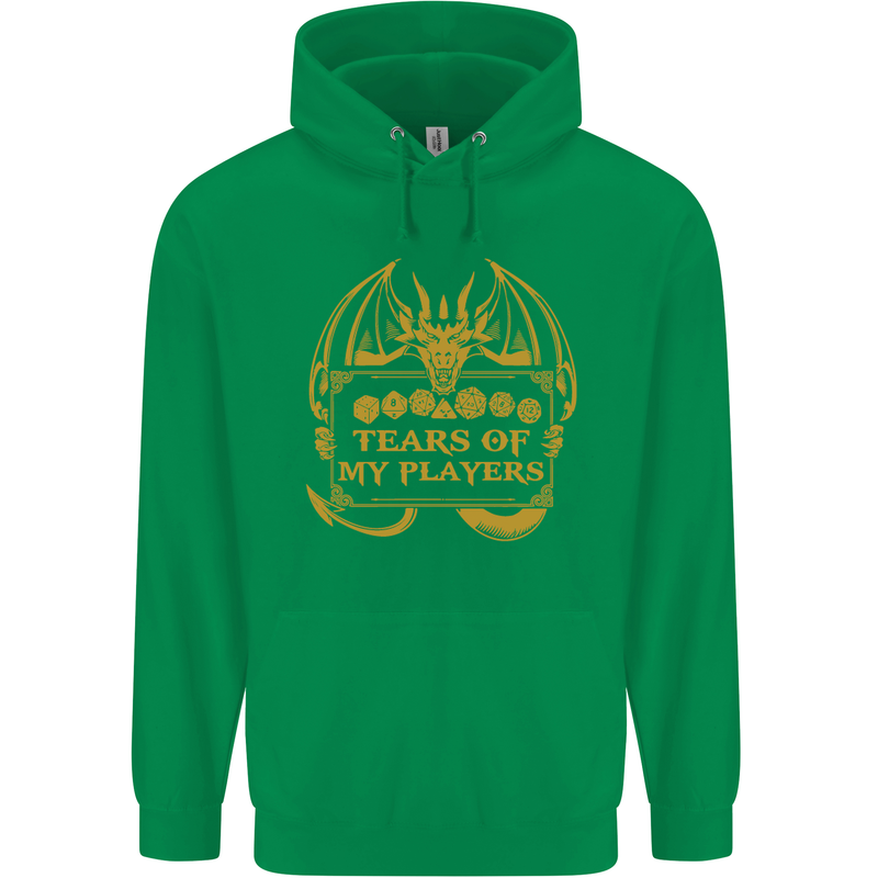 Tears of My Players RPG Role Playing Games Childrens Kids Hoodie Irish Green