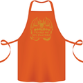 Tears of My Players RPG Role Playing Games Cotton Apron 100% Organic Orange