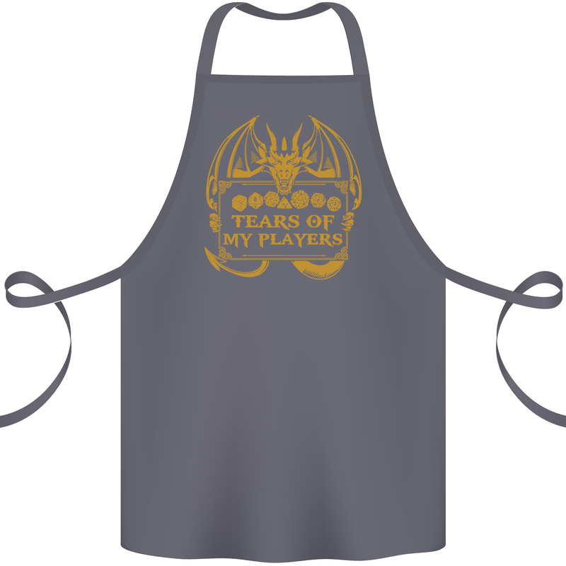 Tears of My Players RPG Role Playing Games Cotton Apron 100% Organic Steel