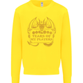 Tears of My Players RPG Role Playing Games Kids Sweatshirt Jumper Yellow