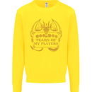 Tears of My Players RPG Role Playing Games Kids Sweatshirt Jumper Yellow