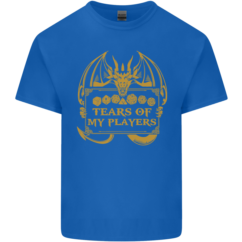 Tears of My Players RPG Role Playing Games Kids T-Shirt Childrens Royal Blue