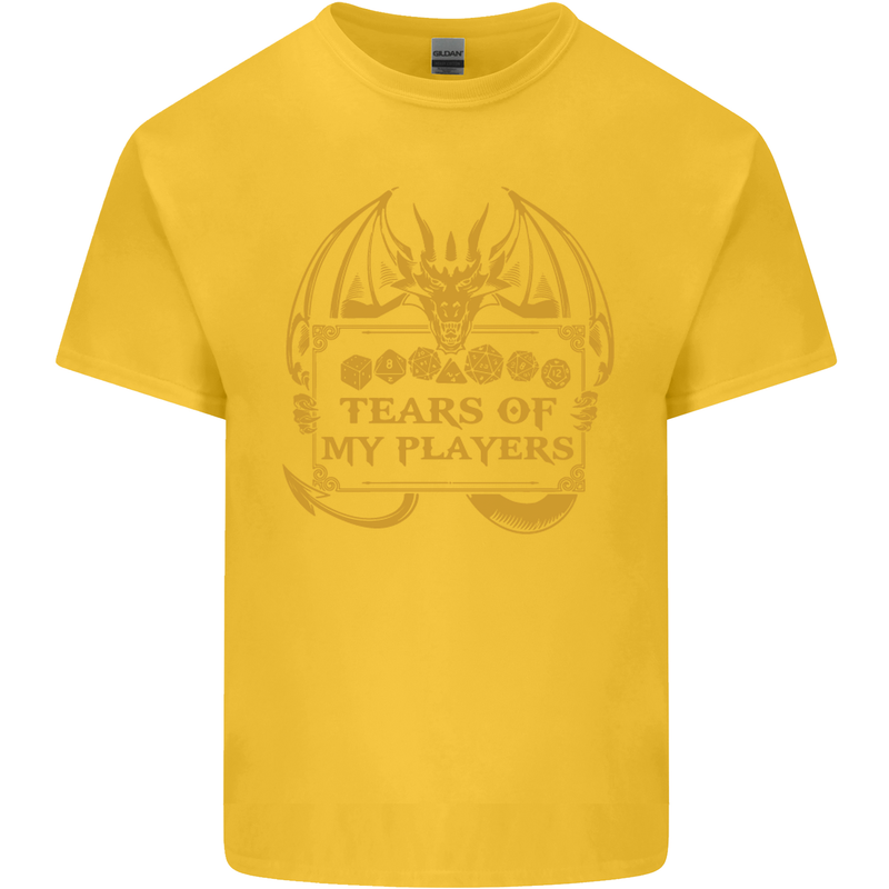 Tears of My Players RPG Role Playing Games Kids T-Shirt Childrens Yellow