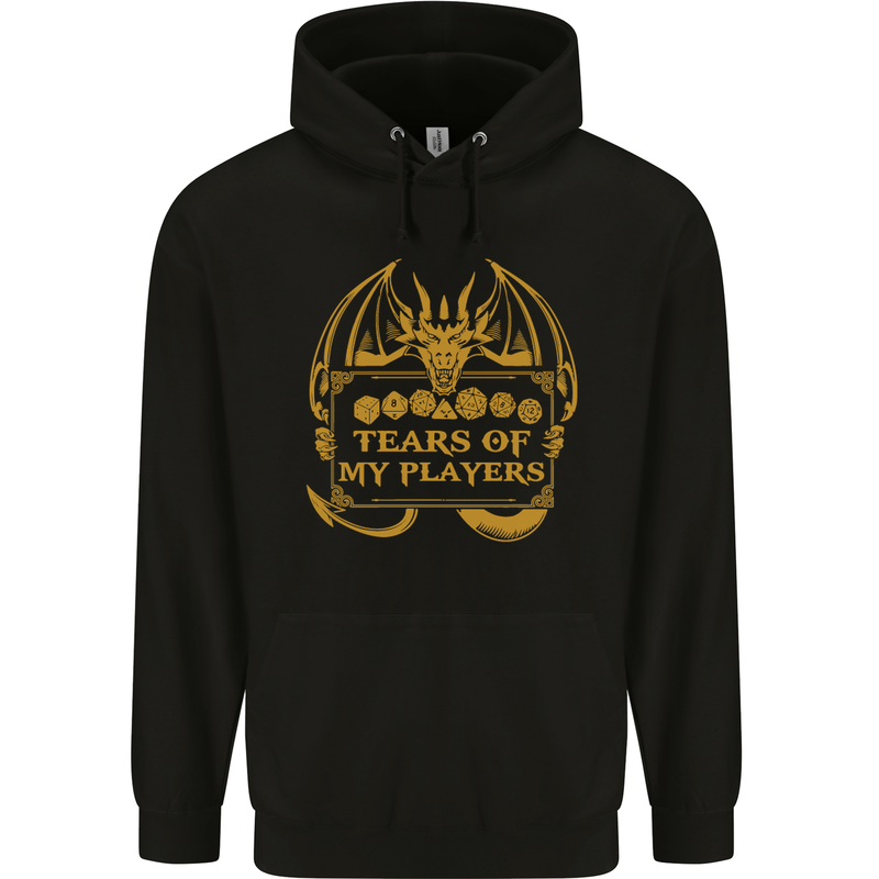 Tears of My Players RPG Role Playing Games Mens 80% Cotton Hoodie Black