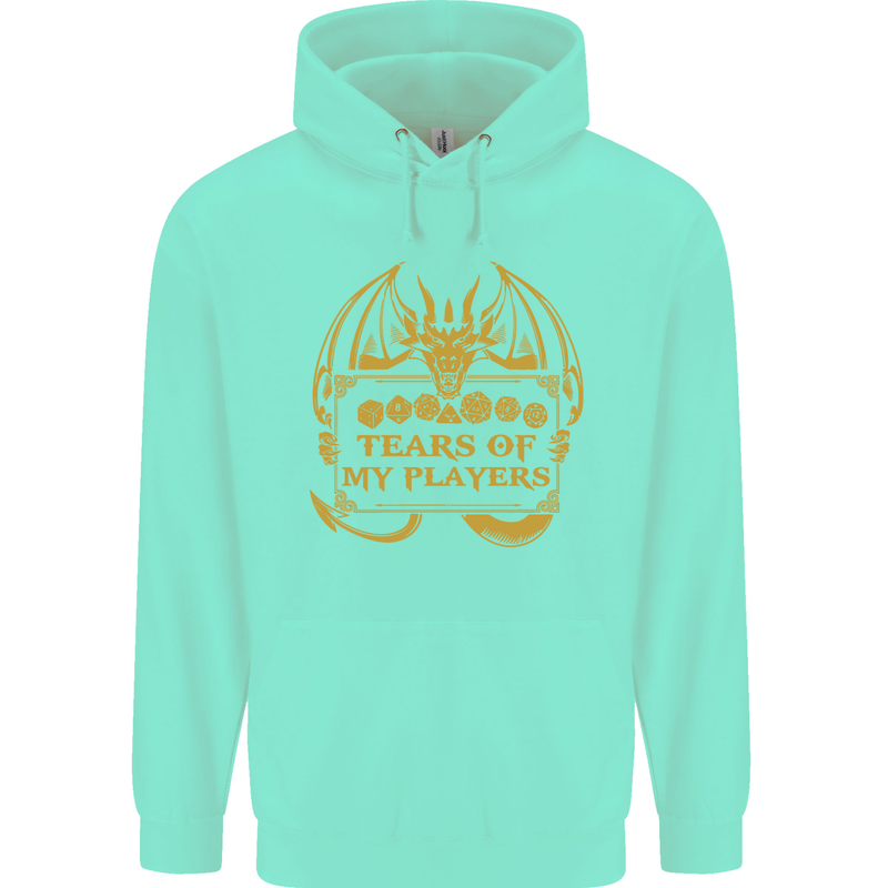 Tears of My Players RPG Role Playing Games Mens 80% Cotton Hoodie Peppermint