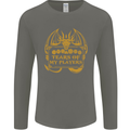 Tears of My Players RPG Role Playing Games Mens Long Sleeve T-Shirt Charcoal