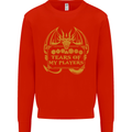 Tears of My Players RPG Role Playing Games Mens Sweatshirt Jumper Bright Red