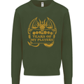 Tears of My Players RPG Role Playing Games Mens Sweatshirt Jumper Forest Green