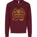 Tears of My Players RPG Role Playing Games Mens Sweatshirt Jumper Maroon