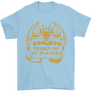 Tears of My Players RPG Role Playing Games Mens T-Shirt Cotton Gildan Light Blue