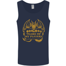 Tears of My Players RPG Role Playing Games Mens Vest Tank Top Navy Blue