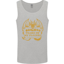 Tears of My Players RPG Role Playing Games Mens Vest Tank Top Sports Grey