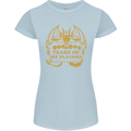 Tears of My Players RPG Role Playing Games Womens Petite Cut T-Shirt Light Blue