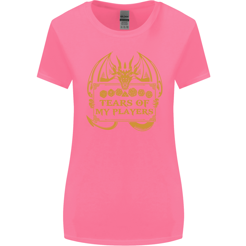 Tears of My Players RPG Role Playing Games Womens Wider Cut T-Shirt Azalea