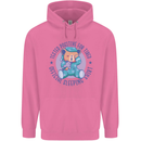 Tested Positive for Tired Teddy Bear Sleeping Childrens Kids Hoodie Azalea