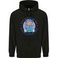 Tested Positive for Tired Teddy Bear Sleeping Childrens Kids Hoodie Black
