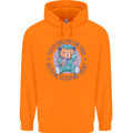 Tested Positive for Tired Teddy Bear Sleeping Childrens Kids Hoodie Orange