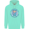 Tested Positive for Tired Teddy Bear Sleeping Childrens Kids Hoodie Peppermint
