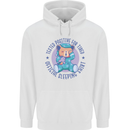 Tested Positive for Tired Teddy Bear Sleeping Childrens Kids Hoodie White