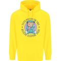 Tested Positive for Tired Teddy Bear Sleeping Childrens Kids Hoodie Yellow