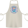 Tested Positive for Tired Teddy Bear Sleeping Cotton Apron 100% Organic Natural