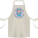 Tested Positive for Tired Teddy Bear Sleeping Cotton Apron 100% Organic Natural