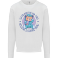 Tested Positive for Tired Teddy Bear Sleeping Kids Sweatshirt Jumper White