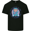 Tested Positive for Tired Teddy Bear Sleeping Kids T-Shirt Childrens Black