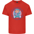 Tested Positive for Tired Teddy Bear Sleeping Kids T-Shirt Childrens Red